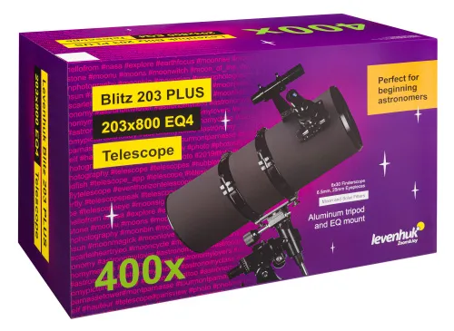 immagine di Telescopio Levenhuk Blitz 203 PLUS,  12