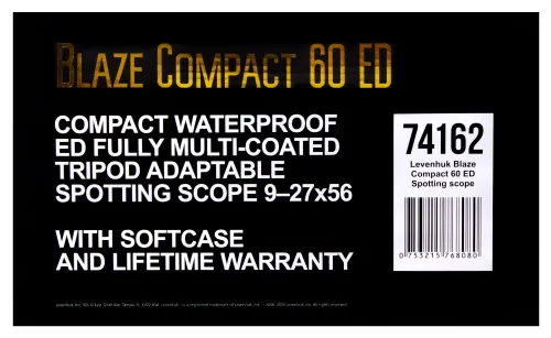 figura di Cannocchiale terrestre Levenhuk Blaze Compact 60 ED,  19