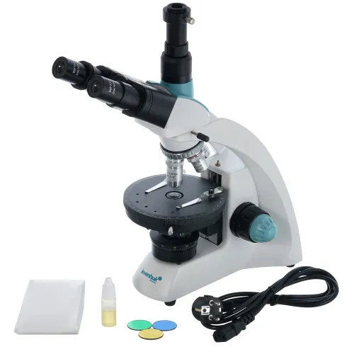 figura di Microscopio trinoculare Levenhuk 500T POL,  2