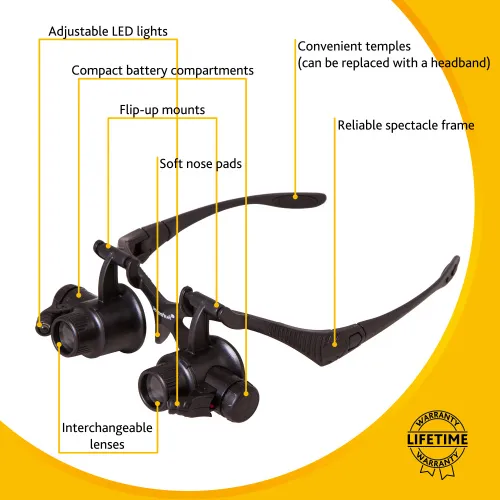 figura di Occhiali d’ingrandimento Levenhuk Zeno Vizor G4,  13