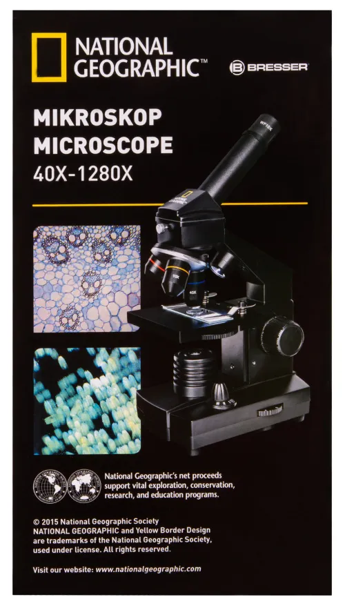 figura di Microscopio Bresser National Geographic 40–1280x con supporto per smartphone,  21
