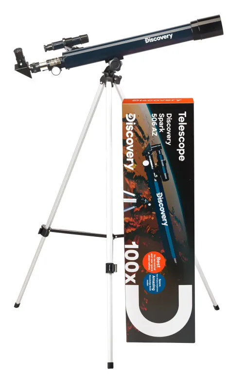 immagine di Telescopio Levenhuk Discovery Spark 506 AZ con libro,  2