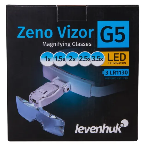 immagine di Occhiali d’ingrandimento Levenhuk Zeno Vizor G5,  12