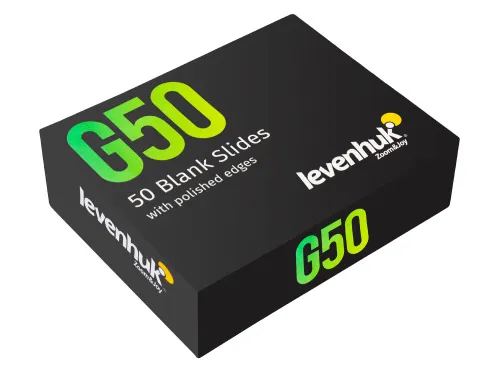 fotografia di Vetrini vuoti Levenhuk G50, 50 pz.,  2