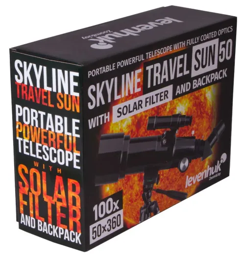 immagine di Telescopio Levenhuk Skyline Travel Sun 50,  15
