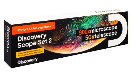 immagine di Set Levenhuk Discovery Scope 2 con libro,  17
