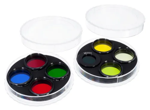 fotografia di Set di filtri Levenhuk F8 “Sistema solare”,  3