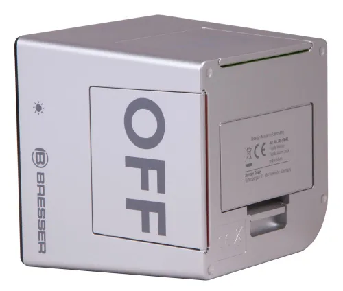 figura di Sveglia Radiocontrollata Bresser FlipMe, argento,  7