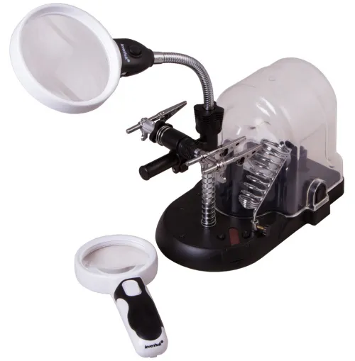 fotografia di Lente d’ingrandimento nera Levenhuk Zeno Multi ML17,  3