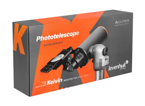 figura di Fototelescopio Levenhuk Kelvin MAK90 AZ GOTO Wi-Fi ,  16