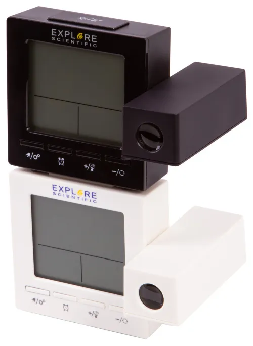 immagine di Orologio a proiezione digitale RC Explore Scientific con temperatura interna, nero,  2