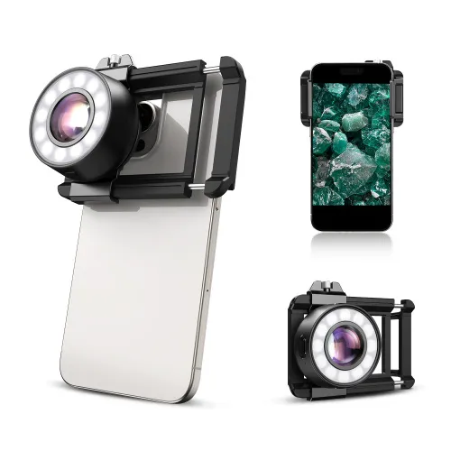 immagine di Microscopio LED per smartphone Levenhuk Kelvin TMC20,  3