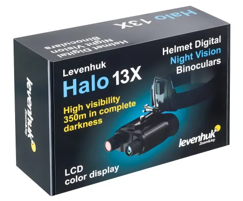 fotografia di Visore notturno binoculare digitale Levenhuk Halo 13X Helmet,  13