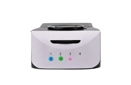 fotografia di Attacco epi-fluorescenza MAGUS Epi-FL04M LED, cubi per filtri fluorescenti B/G/UV,  2