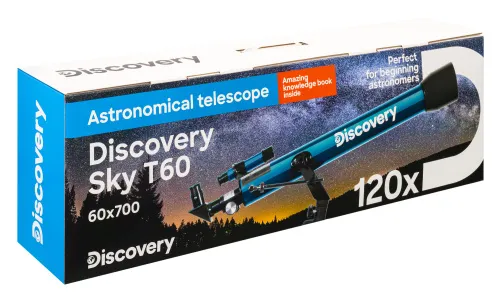 fotografia di Telescopio Levenhuk Discovery Sky T60 con libro,  15