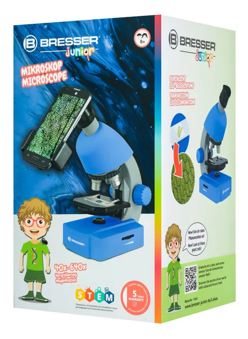 fotografia di Microscopio Bresser Junior 40–640x,  12