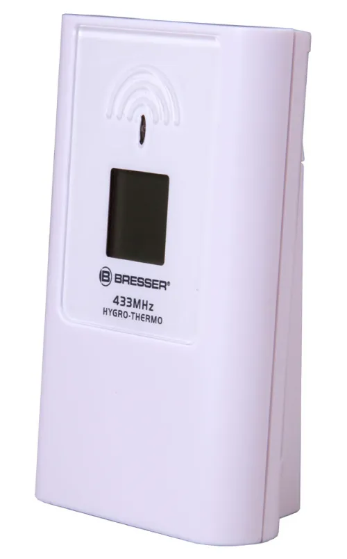 figura di Orologio da parete meteorologico Bresser Temeotrend JC LCD, nero,  8