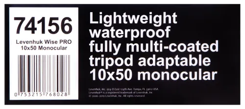 fotografia di Monoculare Levenhuk Wise PRO 10x50,  15