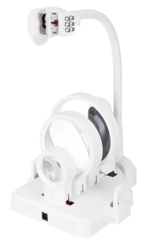 immagine di Lente d’ingrandimento bianca Levenhuk Zeno Multi ML15,  5