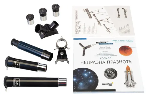 fotografia di Telescopio Levenhuk Discovery Sky T60 con libro,  3