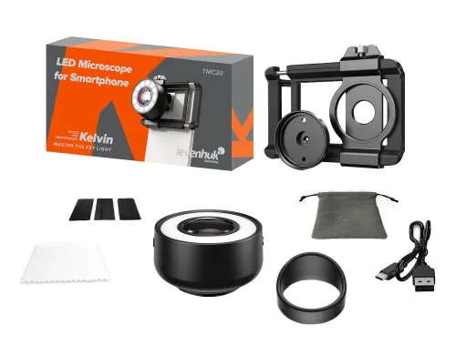 immagine di Microscopio LED per smartphone Levenhuk Kelvin TMC20,  15
