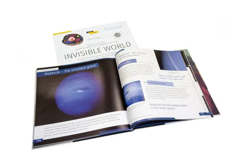 figura di Spazio. Microcosmo. Libro educativo in 2 volumi, copertina rigida,  4