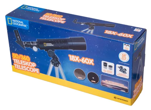 foto di Telescopio Bresser National Geographic 50/360 AZ,  9