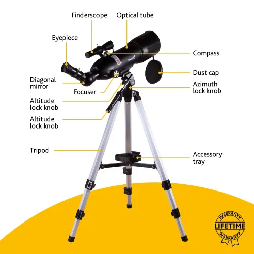 fotografia di Telescopio Levenhuk Skyline Travel 80,  16
