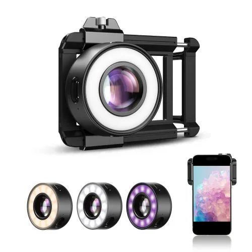 immagine di Microscopio LED per smartphone Levenhuk Kelvin TMC20,  2