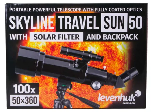 immagine di Telescopio Levenhuk Skyline Travel Sun 50,  16
