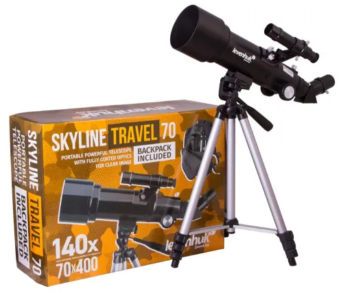 figura di Telescopio Levenhuk Skyline Travel 70,  2