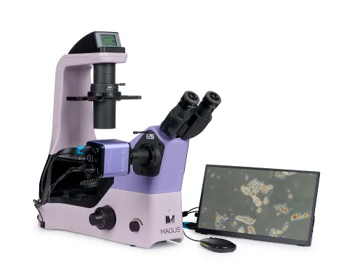 figura di Microscopio biologico digitale invertito MAGUS Bio VD360 LCD,  3