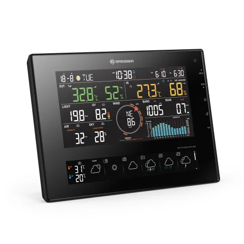 fotografia di Bresser Stazione meteo WLAN 4Cast CV a 11 giorni 7 in 1,  4