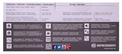 foto di Stazione meteo a colori Bresser Temeo Life, nero,  11
