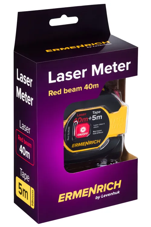 immagine di Misuratore laser con flessometro Ermenrich Reel SLR540,  8