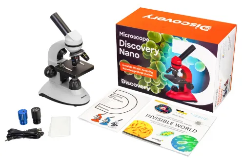 figura di Microscopio digitale Levenhuk Discovery Nano Polar con libro,  2