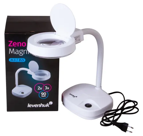 foto di Lente d’ingrandimento Levenhuk Zeno Lamp ZL3 LUM,  2