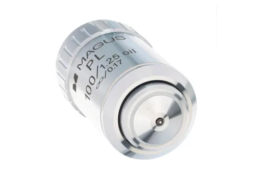 immagine di Obiettivo planare all’infinito MAGUS MP100 OIL 100x/1,25 ∞/0,17,  3