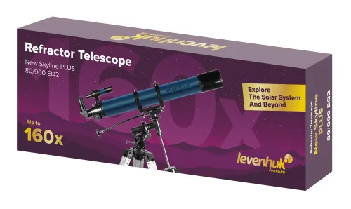 foto di Telescopio Levenhuk New Skyline PLUS 80/900 EQ2,  2