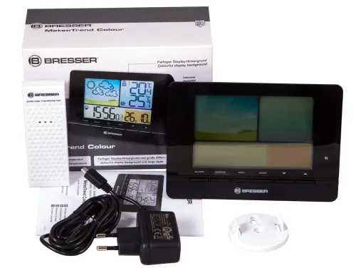 foto di Bresser Stazione meteo Radiocontrollata MeteoTrend, nero,  2