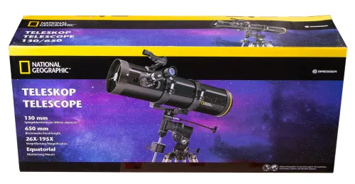 figura di Telescopio Bresser National Geographic 130/650 EQ,  8