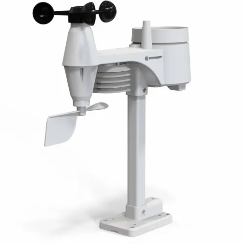 immagine di Stazione meteo a colori Bresser Wi-Fi con sensore professionale 5 in 1, bianca,  3