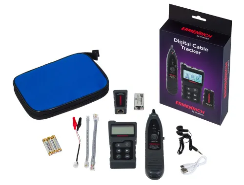 figura di Rilevatore di cavi digitale Ermenrich NetGeeks NP40,  2