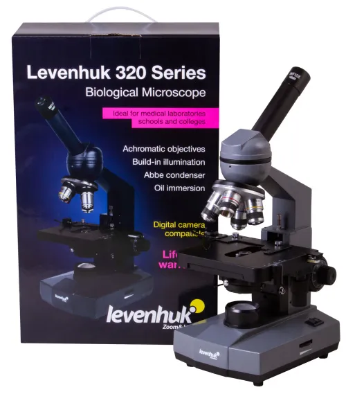 foto di Microscopio biologico monoculare Levenhuk 320 BASE,  16