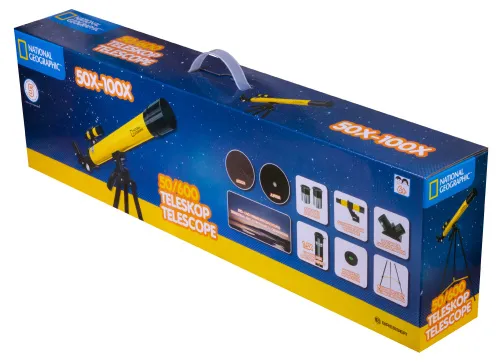 immagine di Telescopio Bresser National Geographic 50/600 AZ con montaggio,  11