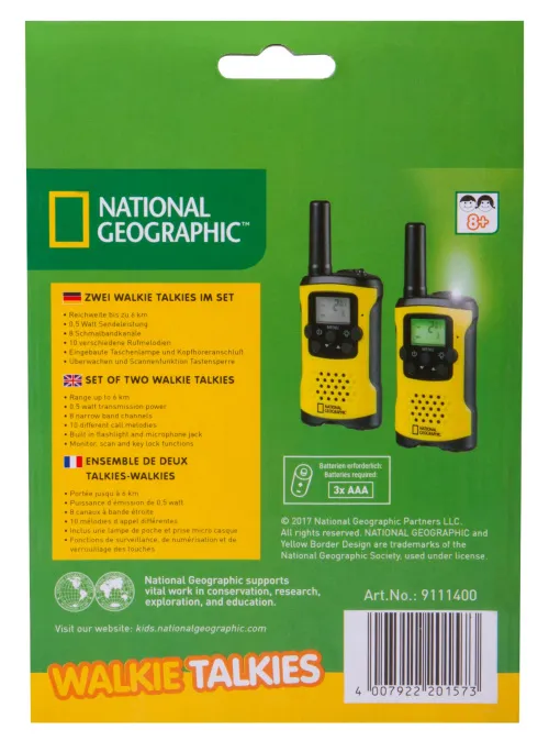 immagine di Walkie-Talkie FM Bresser National Geographic Set,  12