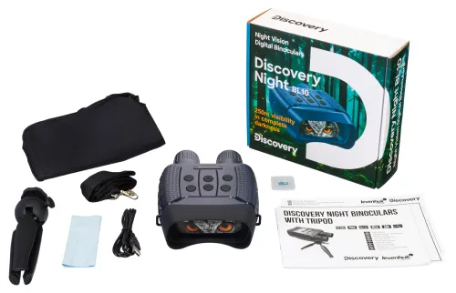 figura di Visore notturno binoculare digitale Levenhuk Discovery Night BL10 con treppiede,  2
