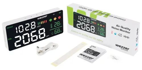 foto di Monitor della qualità dell’aria e del livello di rumore Levenhuk Wezzer Air PRO CN20,  2