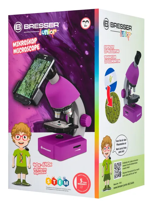 fotografia di Microscopio Bresser Junior 40–640x,  18