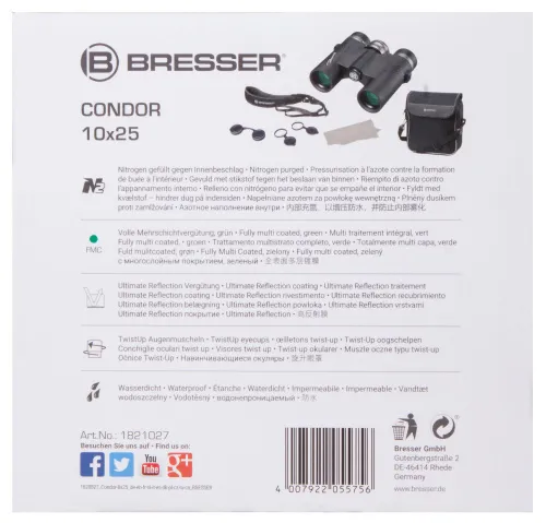 immagine di Binocolo Bresser Condor 10x25 UR,  14